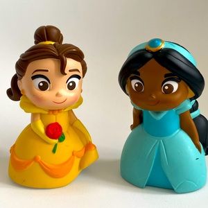 Set of 2 small princess figurines (toy or decor)